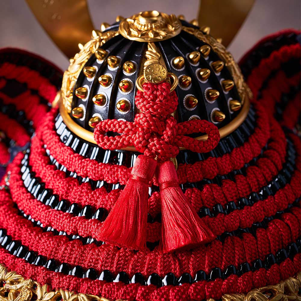 京都洛冑会 平安一水作 竹雀之兜飾り 国宝シリーズ 5GR-K8-Z | 兜飾り