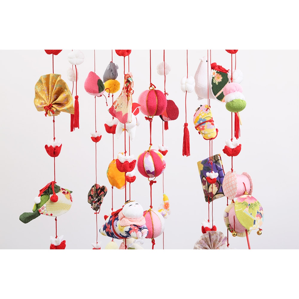 つるし雛 伸縮スタンド付 6H-R3 | つるし飾り | 【公式】 人形の久月