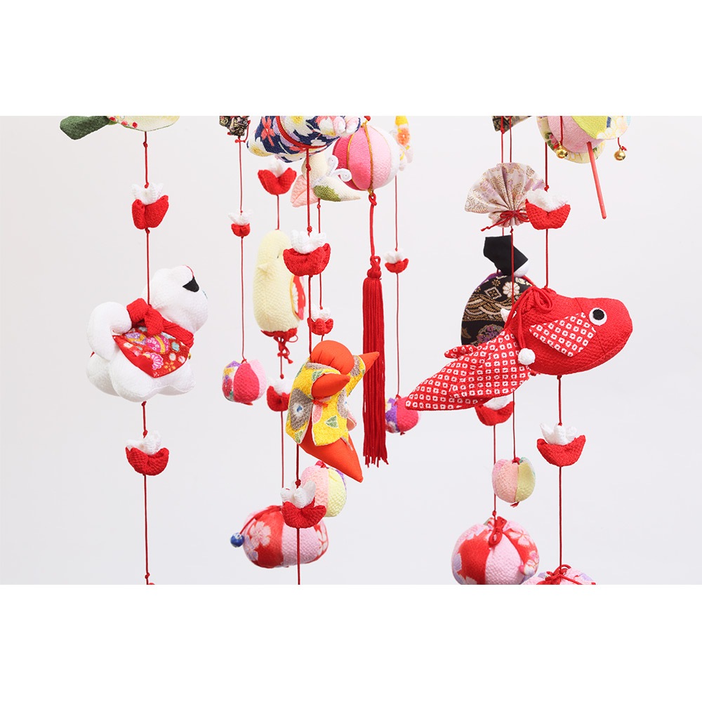 つるし雛 伸縮スタンド付 6H-R3 | つるし飾り | 【公式】 人形の久月