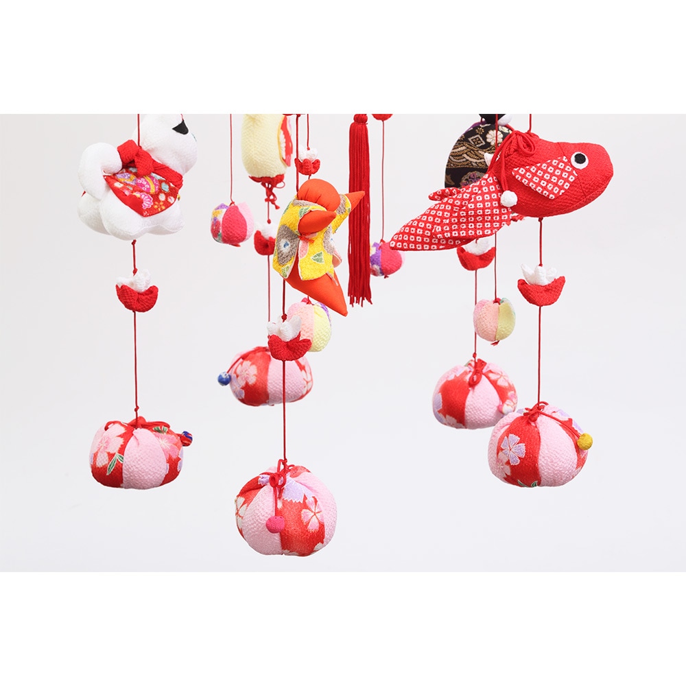 つるし雛 伸縮スタンド付 6H-R3 | つるし飾り | 【公式】 人形の久月