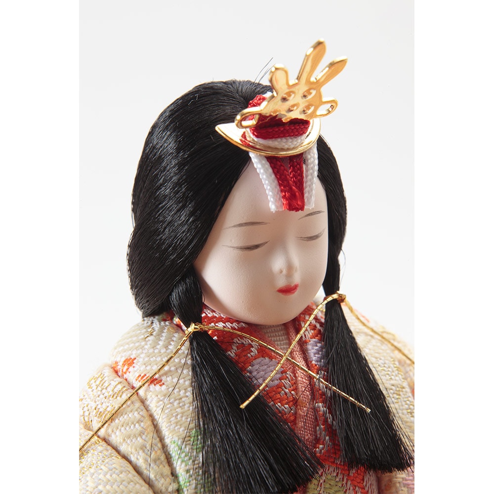 一秀作 木目込 親王官女収納飾り 5HR-M58 | 木目込飾り | 【公式