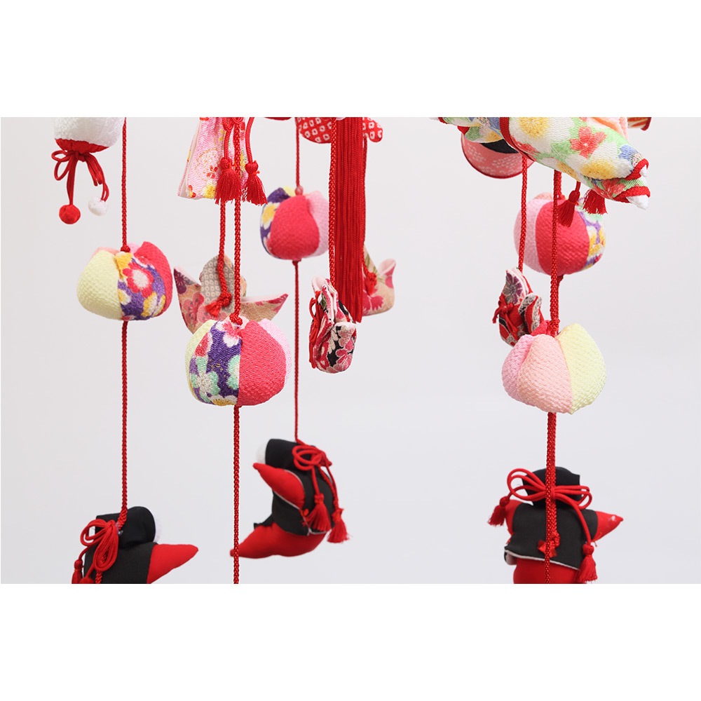 つるし雛 伸縮スタンド付 6H-R4 | ひな人形 | 【公式】 人形の久月