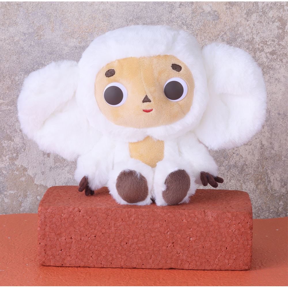 白いチェブラーシカ 座り S | ぬいぐるみ | 【公式】 人形の久月