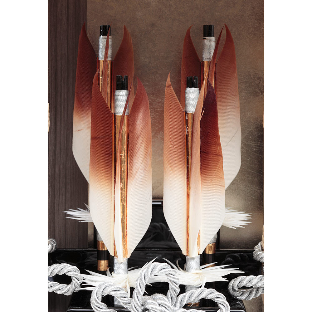 破魔弓ケース飾り 11号 アクリルケース 壁掛可能タイプ 4EY-07-Z