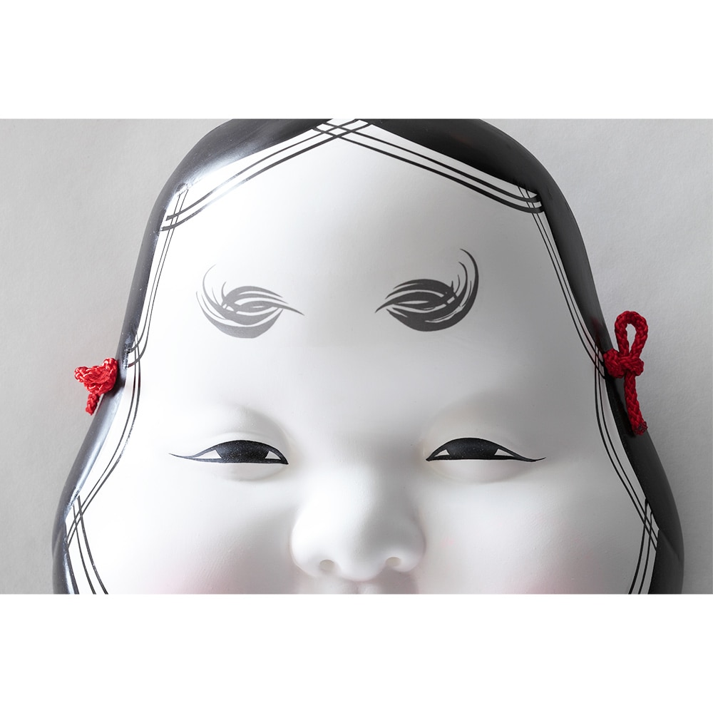 吉祥面 お亀 S02-26 | 面 | 【公式】 人形の久月オンラインストア