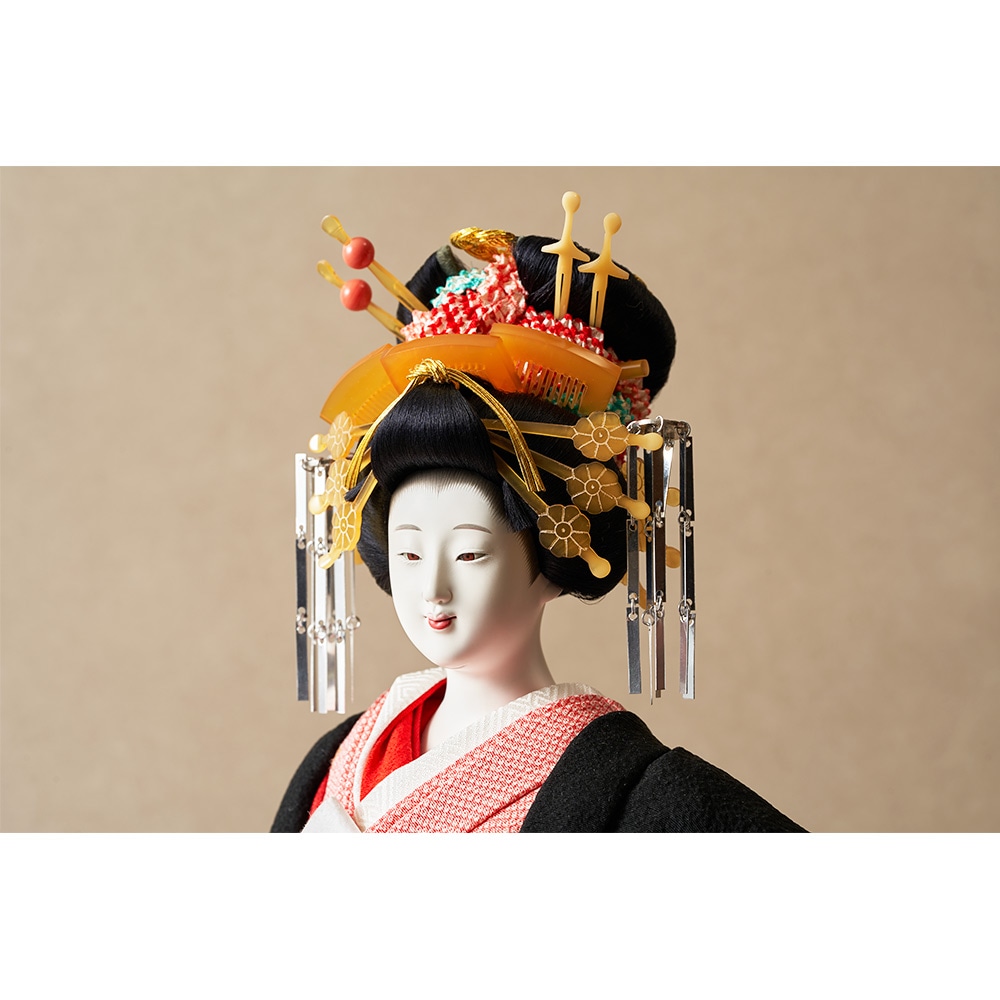 松寿作 尾山人形 「太夫」 正絹打掛 京頭 F300-1-Z-US-S | 尾山