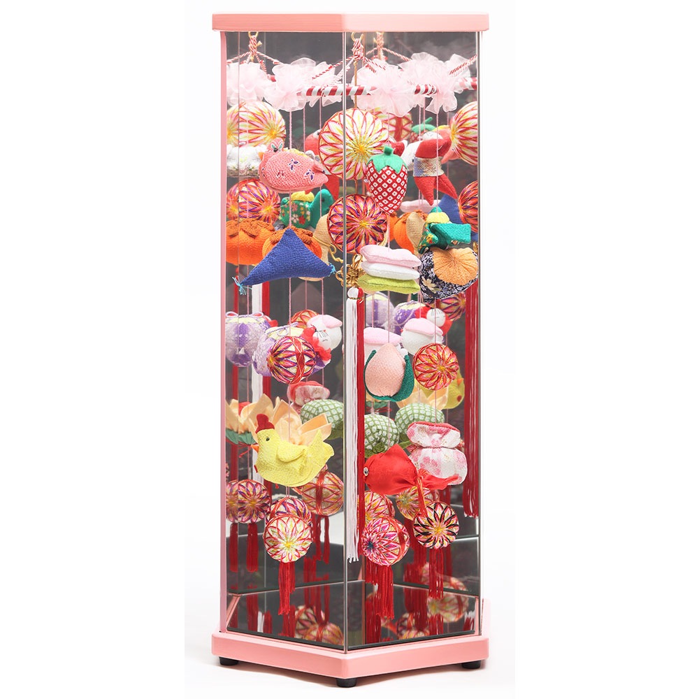 つるし雛 ガラスケース 6H-R10 | ひな人形 | 【公式】 人形の久月