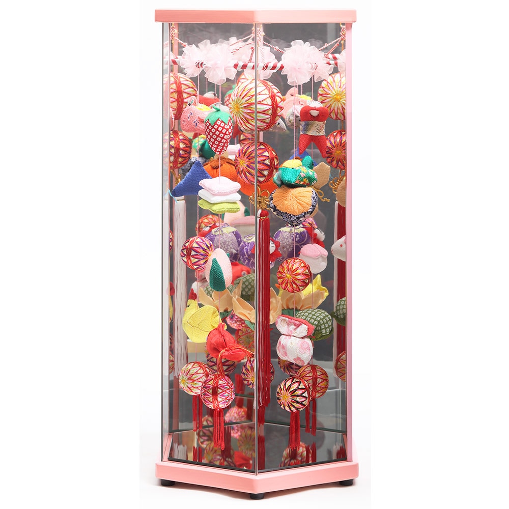 つるし雛 ガラスケース 6H-R10 | ひな人形 | 【公式】 人形の久月