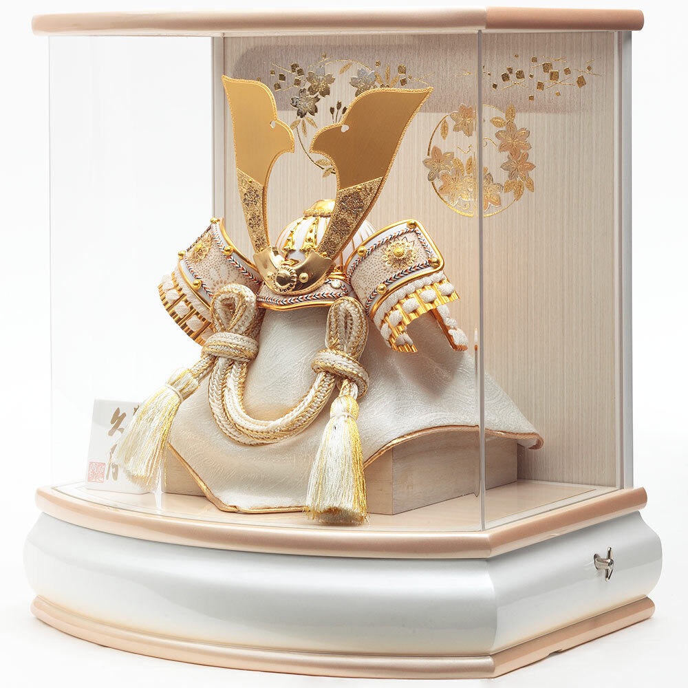 兜飾り オルゴール付 兜ケース飾り アクリルケース オルゴール付 4G-C6-Z | 取付ケース飾り