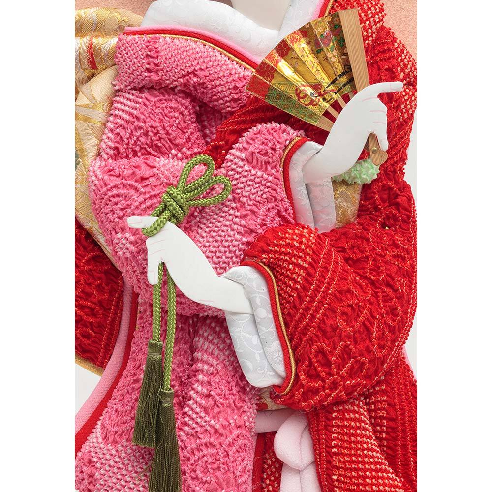 羽子板 17号 金彩 しぼり 道明寺 ガラスケース 羽子板 17号 金彩 しぼり 道明寺 ガラスケース