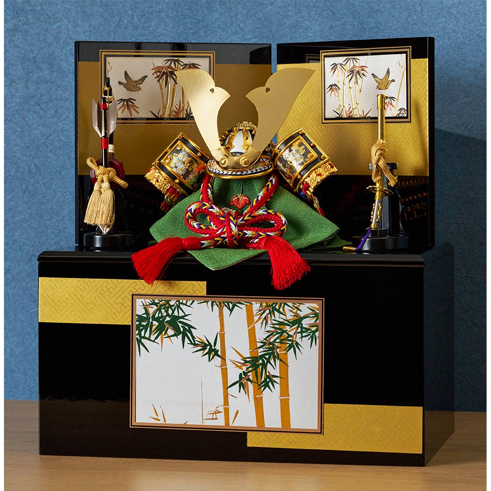 上原玉鳳作 兜収納飾り 6GR-S52 | 五月人形 | 【公式】 人形の久月