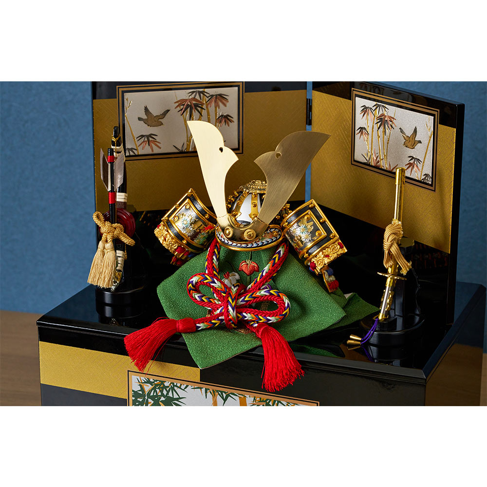 上原玉鳳作 兜収納飾り 6GR-S52 | 五月人形 | 【公式】 人形の久月