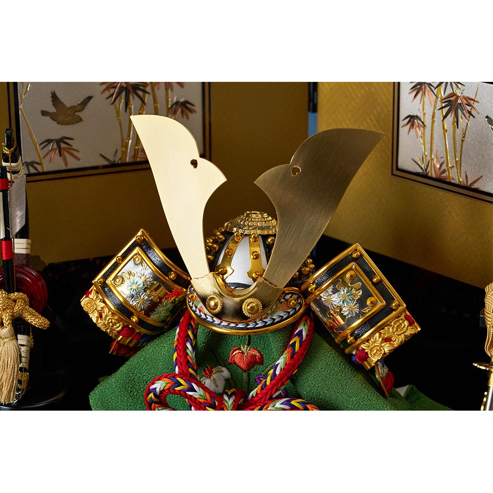 上原玉鳳作 兜収納飾り 6GR-S52 | 五月人形 | 【公式】 人形の久月