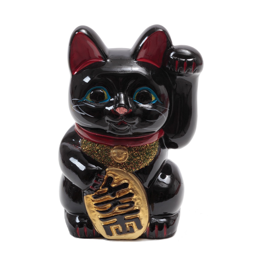 招き猫 M-204 4号 黒 | すべての商品 | 【公式】 人形の久月オンライン