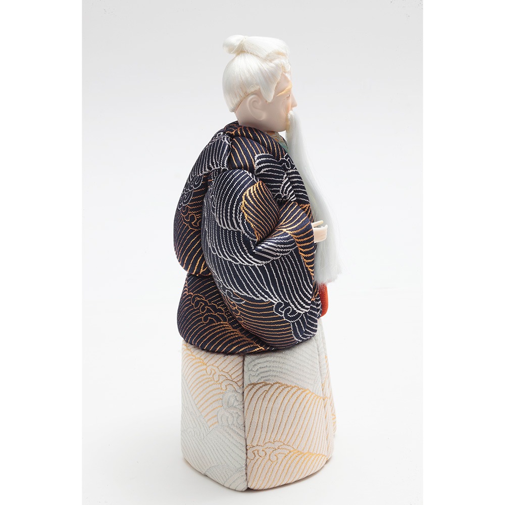 時代提げ物 人物根付 天然素材【翁】高さ約5cm 横幅約3.5cm 重さ約33ｇ 時代提げ物 人物根付 天然素材 在銘【空を見上げる侍】高さ約