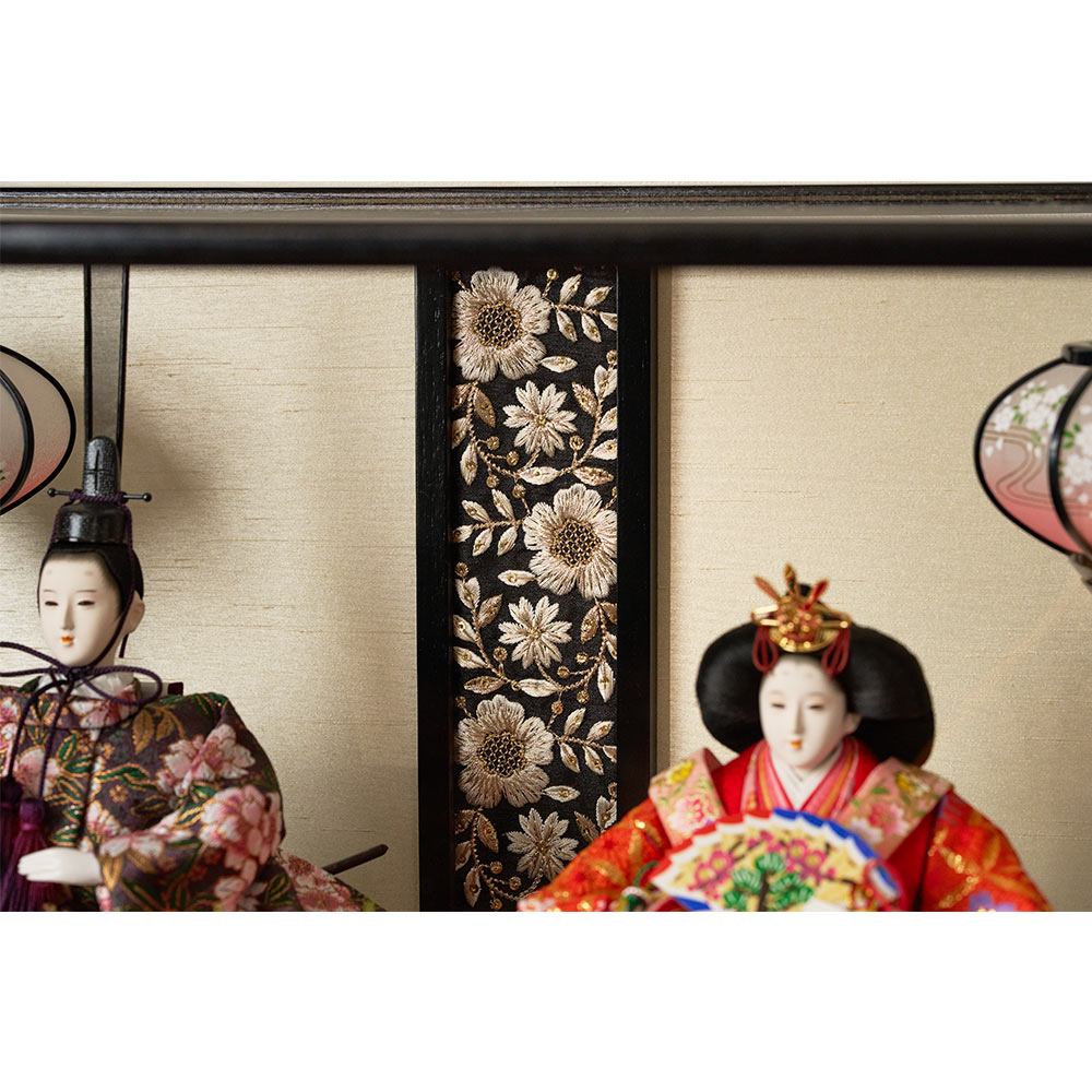 高級ケース入り ひな人形 kyugetsu tokyo closs 親王ケース飾り アクリルケース 6H-KK55