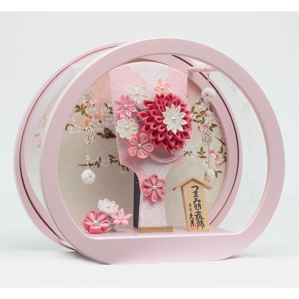 つまみ羽子板ケース飾り 7号 アクリルケース 5EH-50 | 羽子板