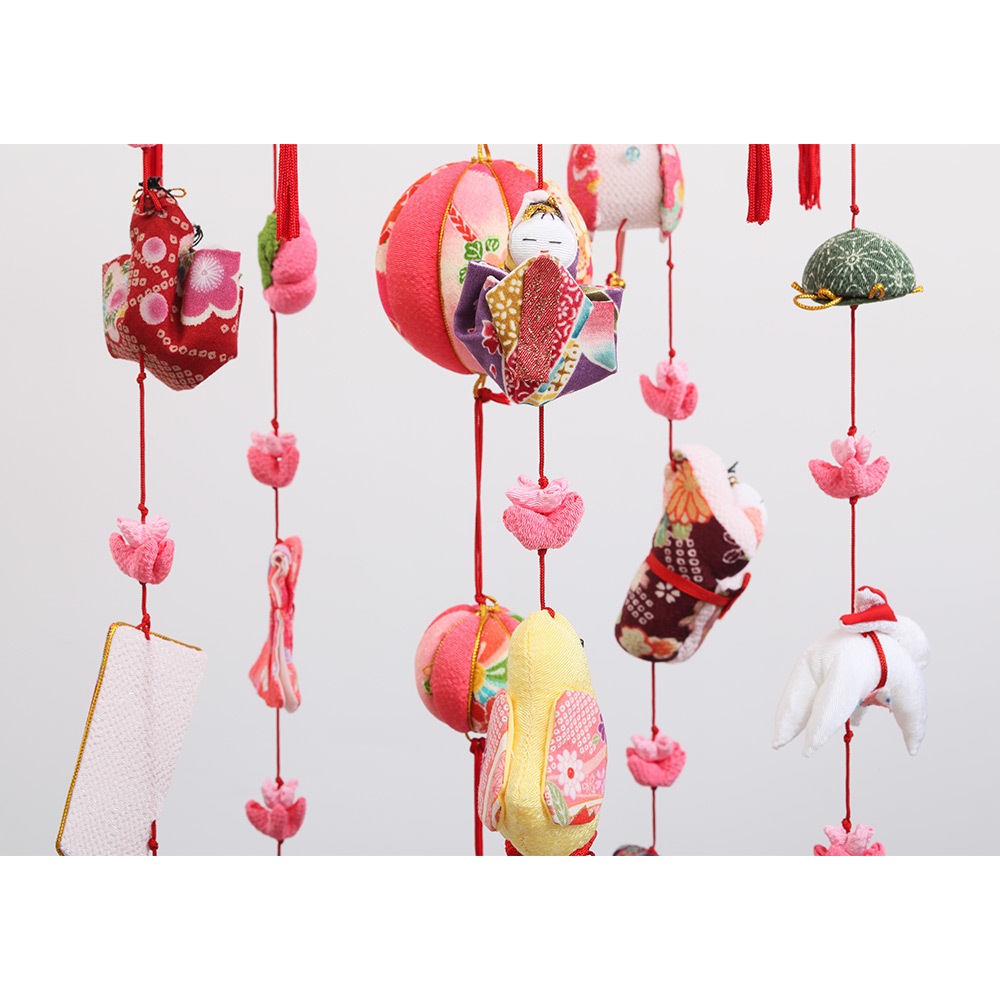 つるし雛 伸縮スタンド付 6H-R2 | ひな人形 | 【公式】 人形の久月