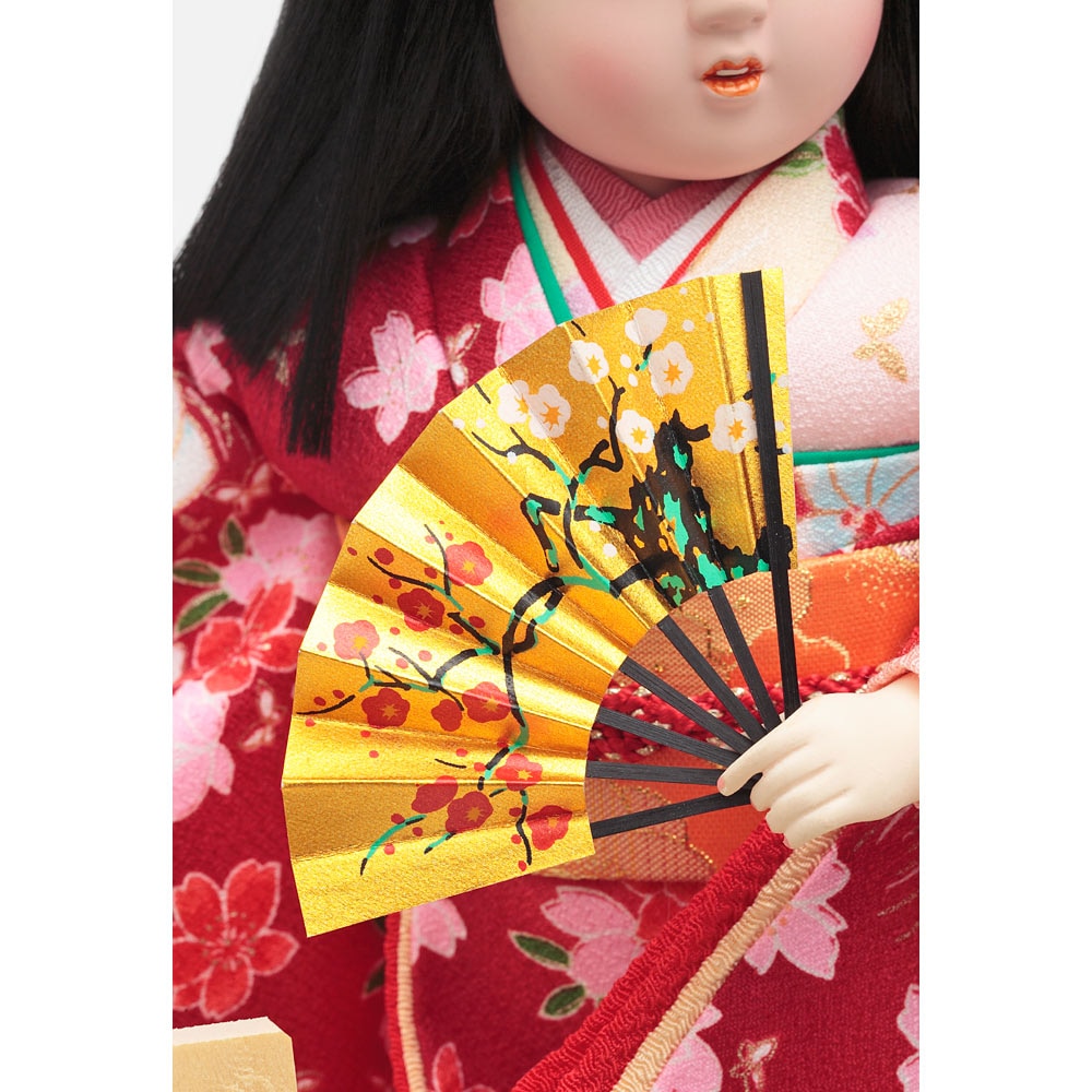 浮世人形ケース飾り 扇 5H-U10 | 浮世人形 | 【公式】 人形の久月