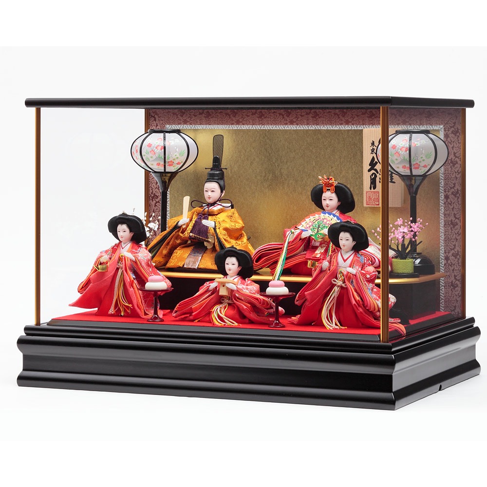 親王官女ケース飾り 5H-KK7-Z | ケース飾り | 【公式】 人形の久月