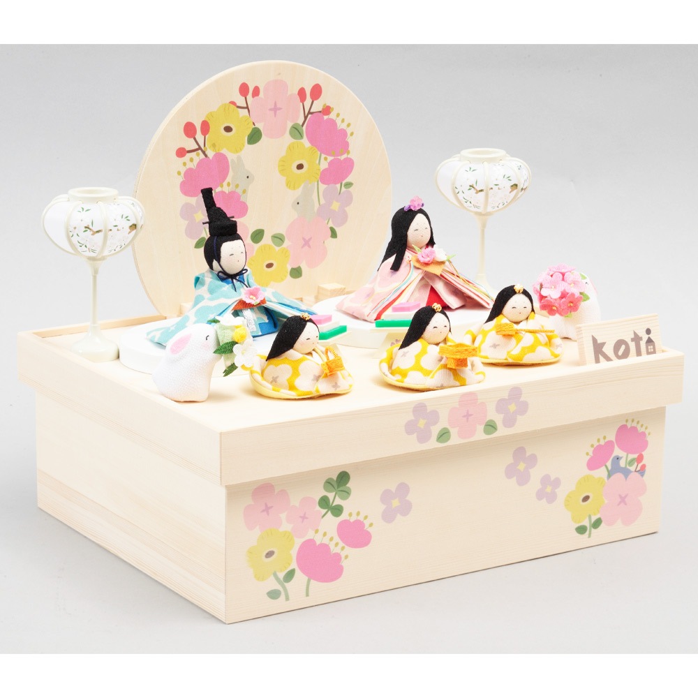 雛小物 Koti 五人揃い 収納飾り R-3768 | すべての商品 | 【公式