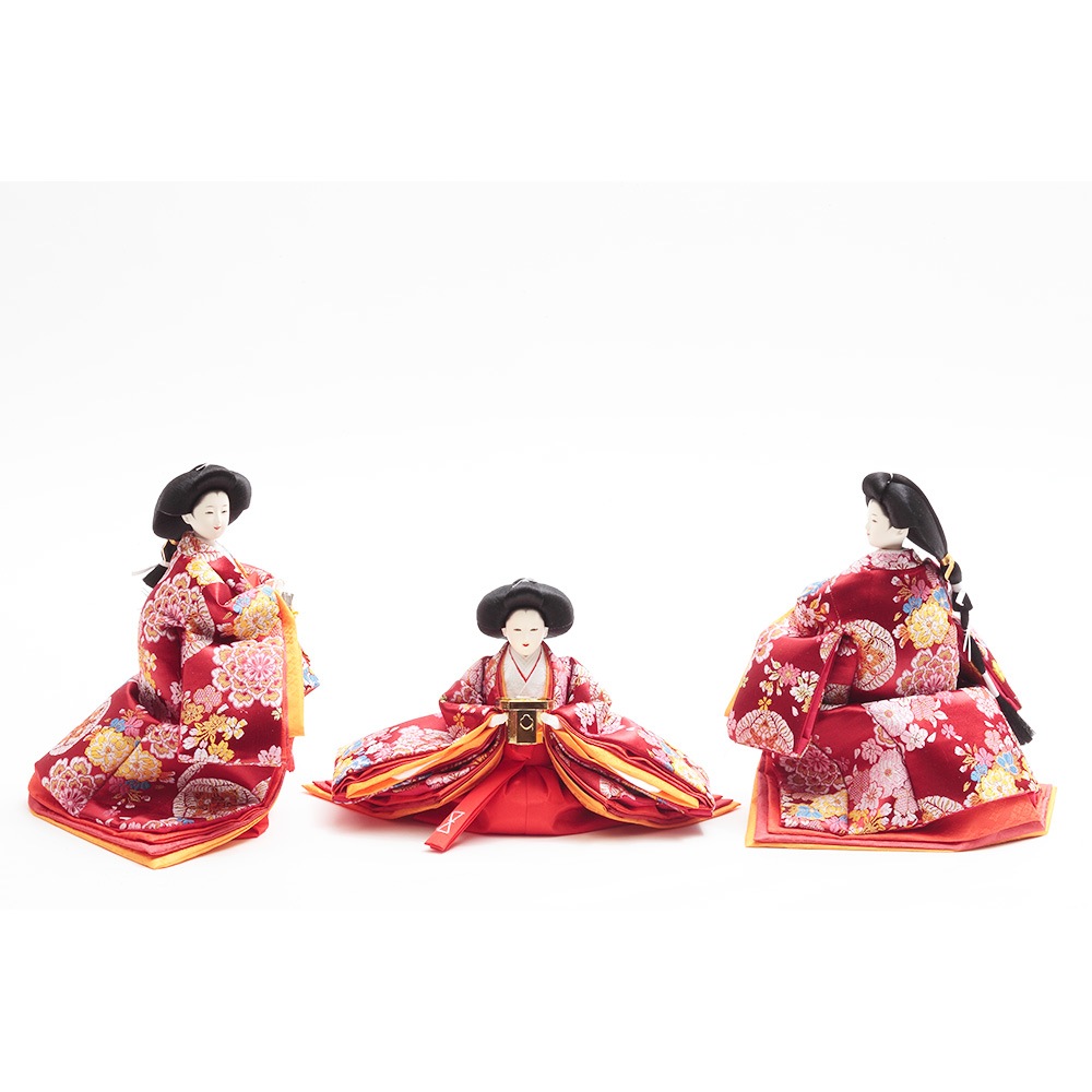 毛氈七段 十五人飾り 6HR-D27 | 段飾り | 【公式】 人形の久月