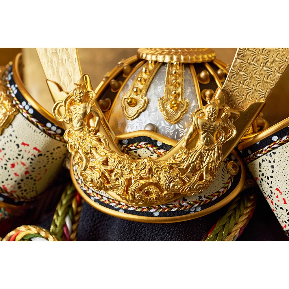 久月当主監製 仁王之兜収納飾り 6GR-S51 | 五月人形 | 【公式】 人形の