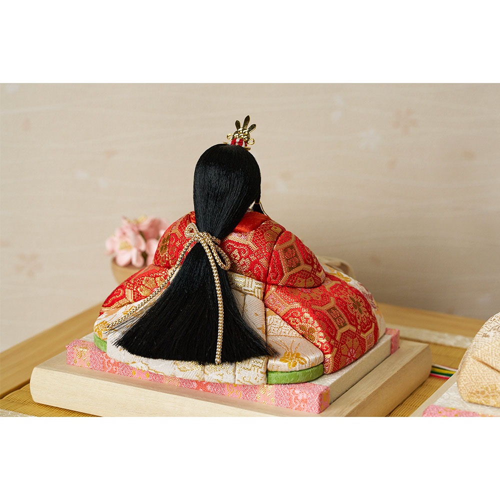 木目込 親王収納飾り ほのかシリーズ 6HR-M51-Z | 木目込飾り | 【公式