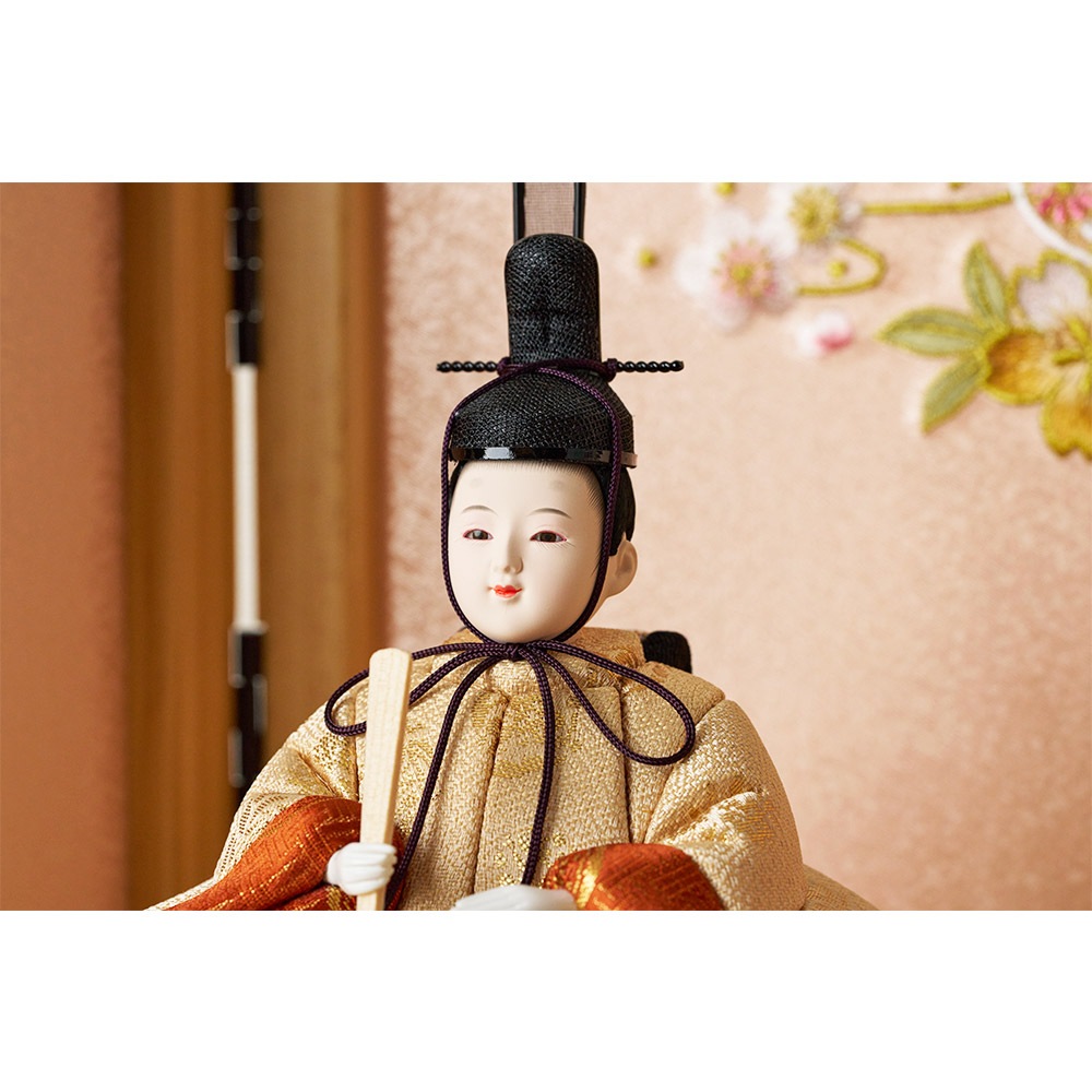 木目込 親王収納飾り ほのかシリーズ 6HR-M51-Z | 木目込飾り | 【公式