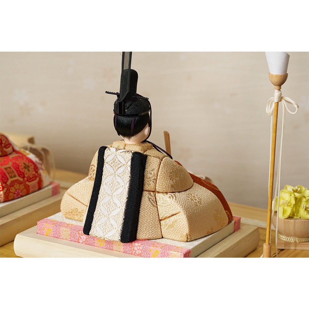 木目込 親王収納飾り ほのかシリーズ 6HR-M51-Z | 木目込飾り | 【公式