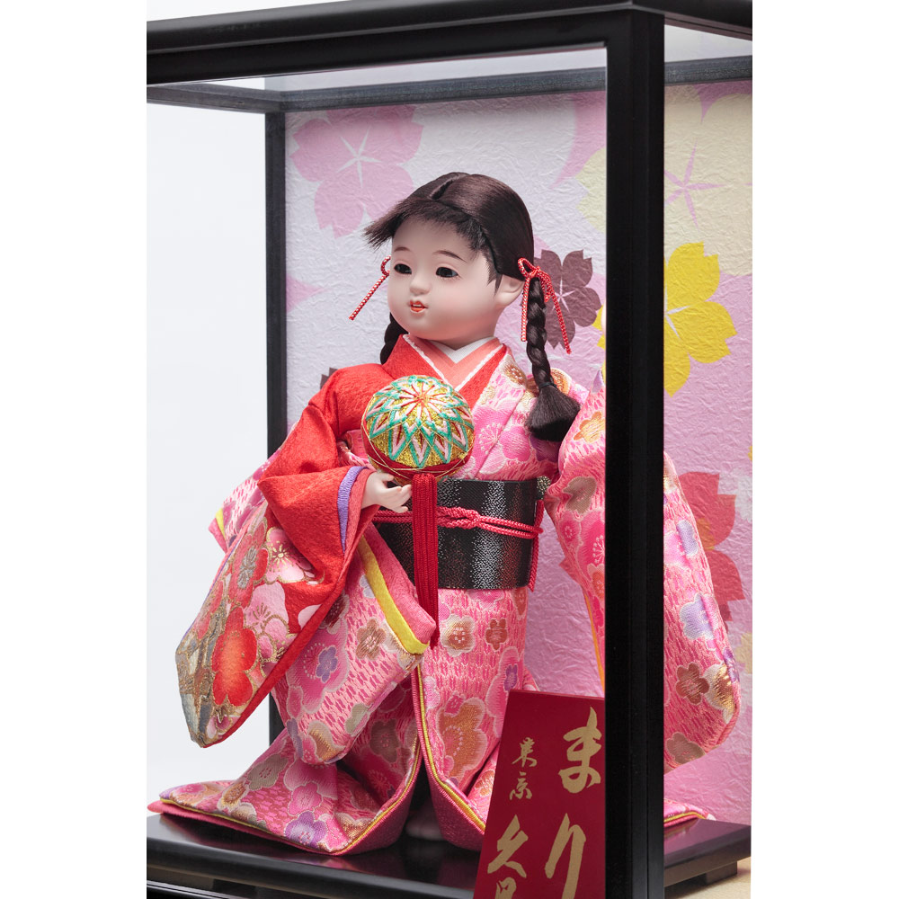 浮世人形ケース飾り まり 5H-U9 | 浮世人形 | 【公式】 人形の久月