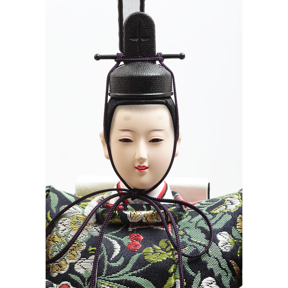 3段飾りフルセット 雛人形 3段飾り 雛人形 三段五人飾りセット【P84101】 黄金色の屏風に