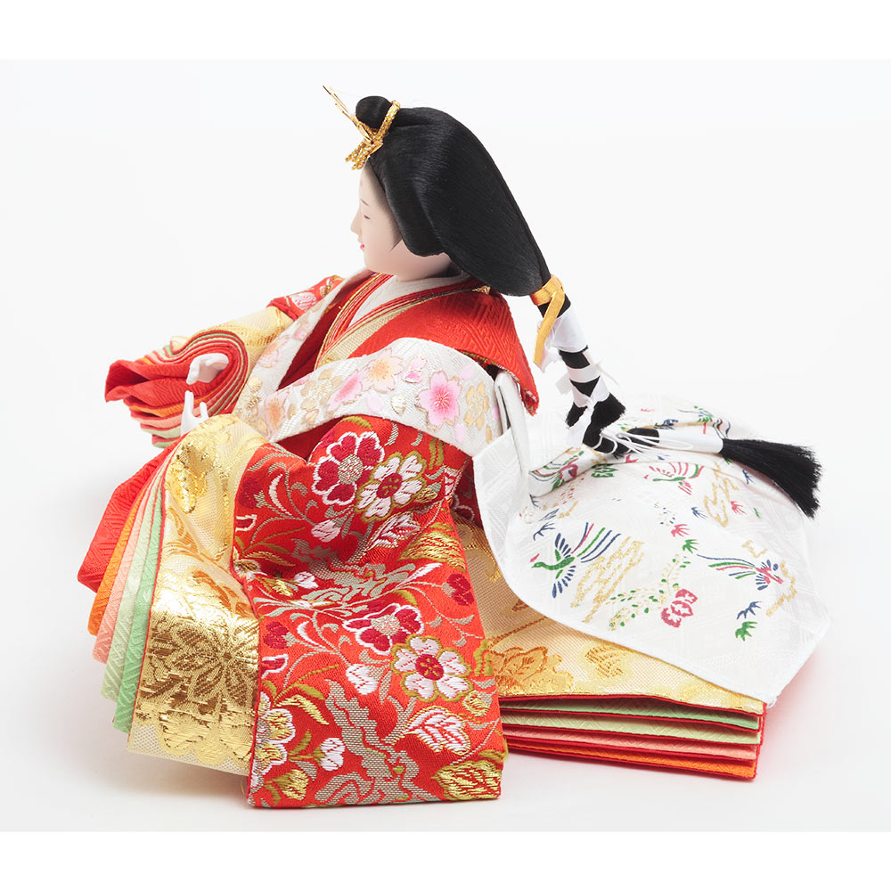 収納三段 親王官女飾り 組み合わせ式 6HR-N13 | 段飾り | 【公式