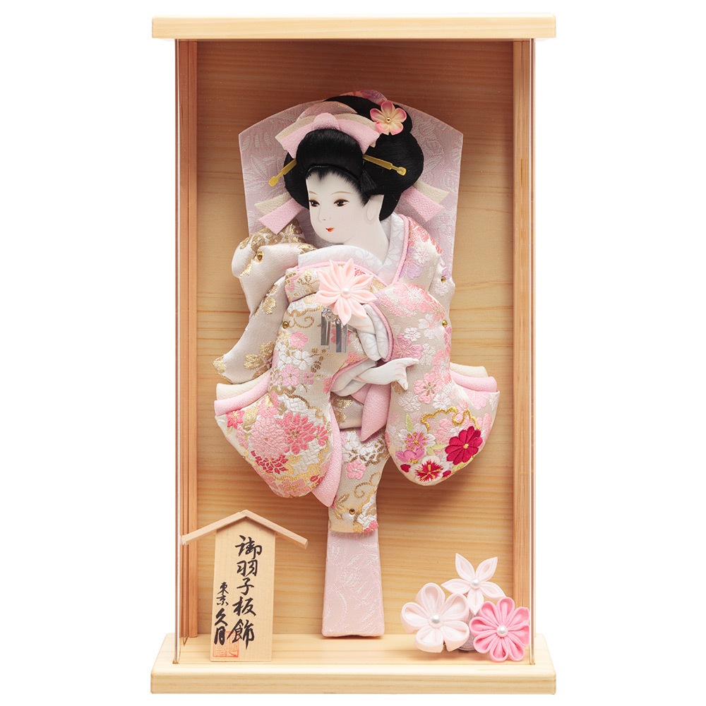 羽子板ケース飾り 9号 アクリルケース 壁掛可能タイプ 4EH-33 | 羽子板