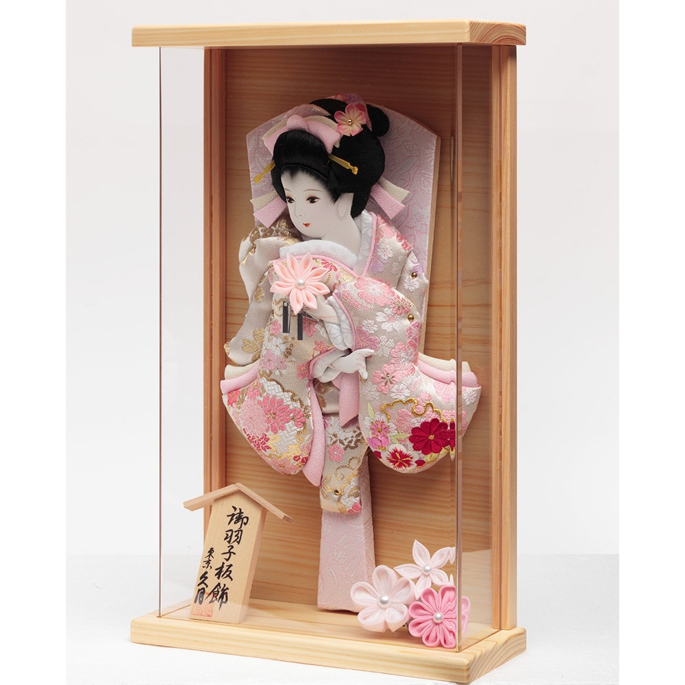 羽子板ケース飾り 9号 アクリルケース 壁掛可能タイプ 4EH-33 | 羽子板