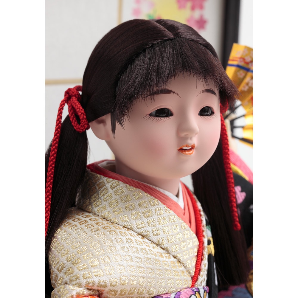 浮世人形ケース飾り 扇 5H-U11 | 浮世人形 | 【公式】 人形の久月