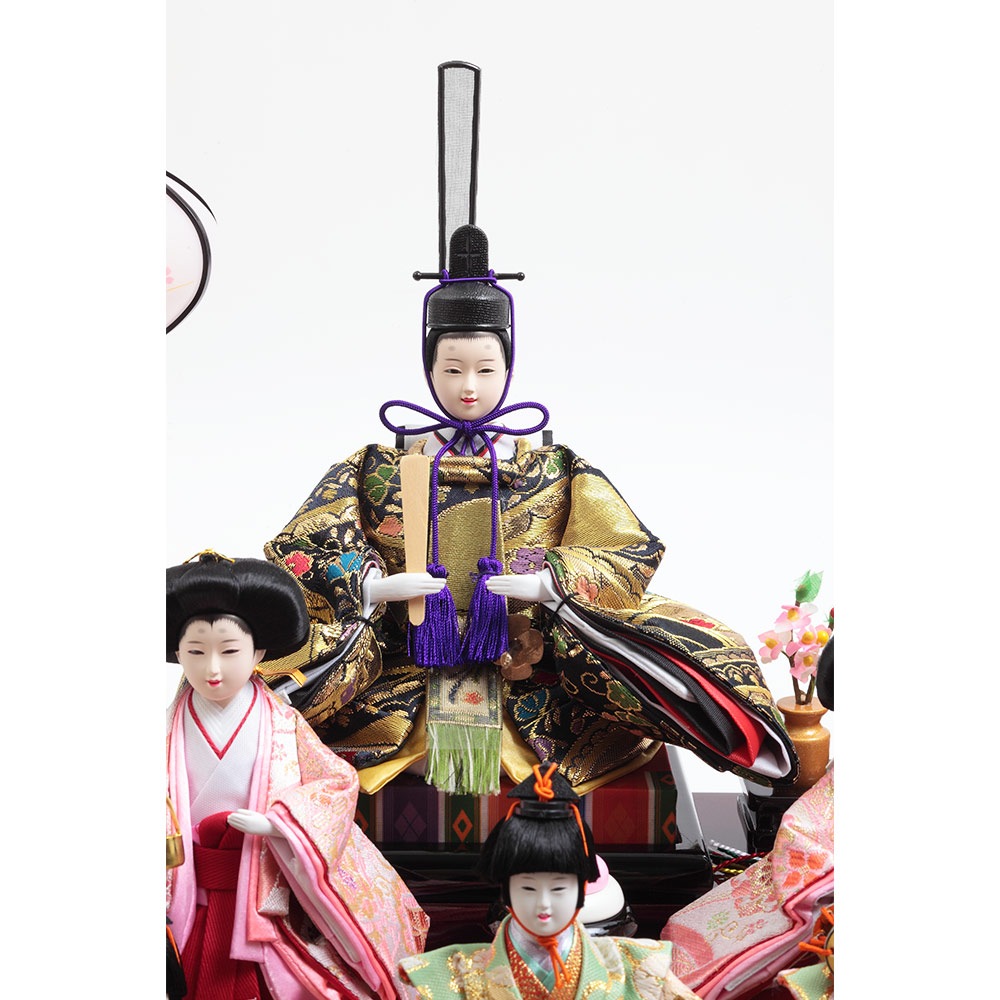 十五人ケース飾り アクリルケース オルゴール付 6H-KK36-Z | ケース