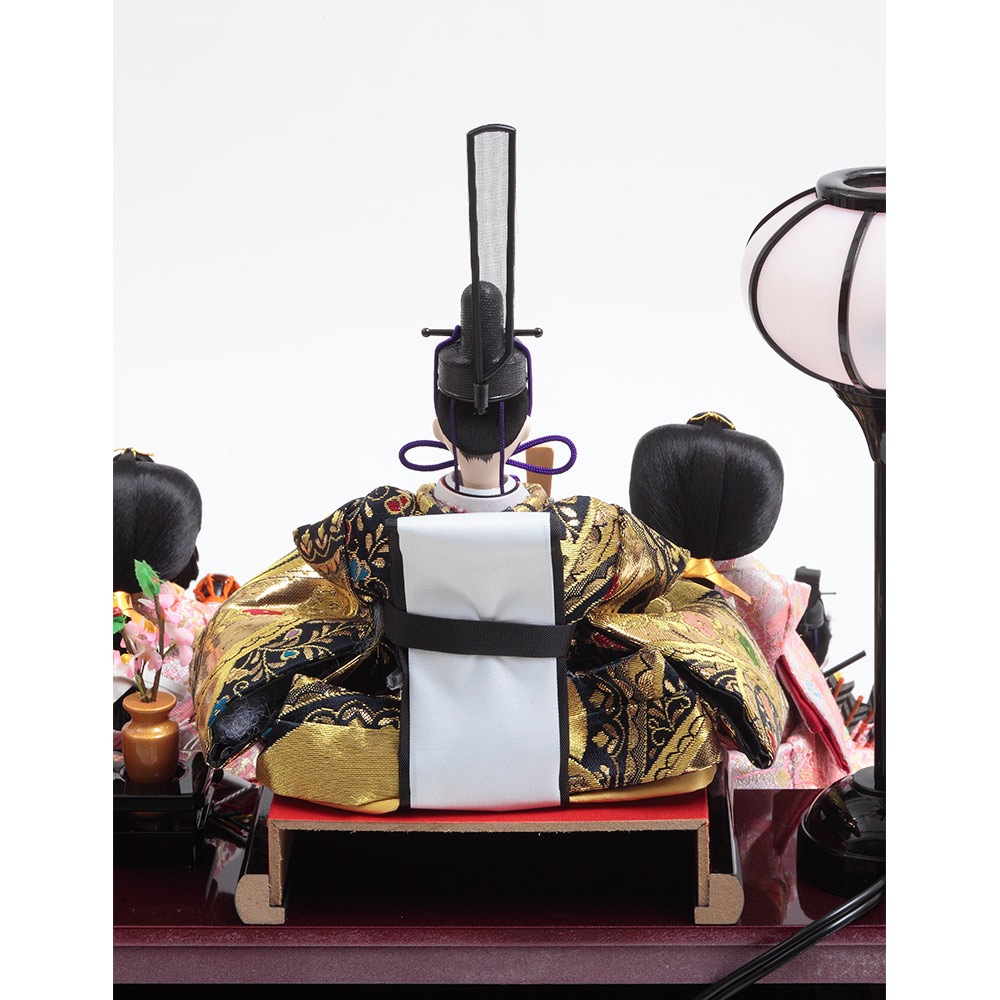 十五人ケース飾り アクリルケース オルゴール付 6H-KK36-Z | ケース