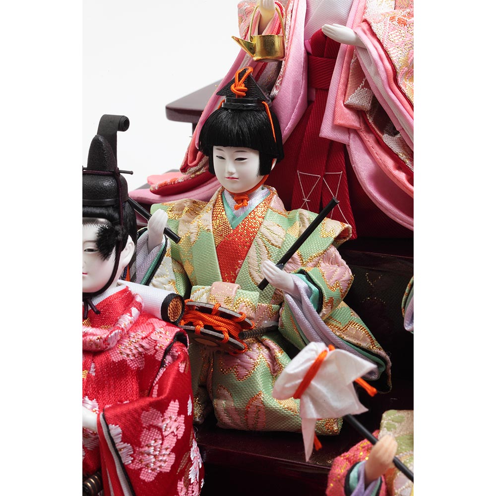 十五人ケース飾り アクリルケース オルゴール付 6H-KK36-Z | ケース