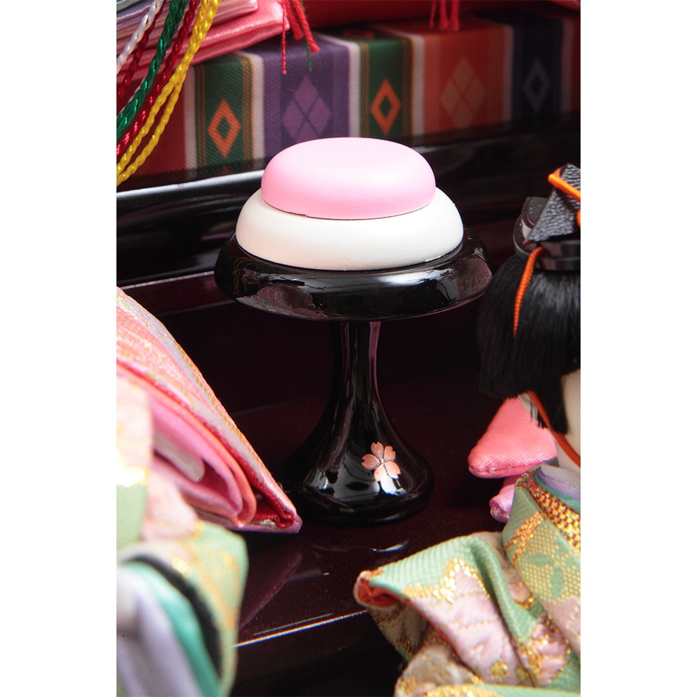 十五人ケース飾り アクリルケース オルゴール付 6H-KK36-Z | ケース