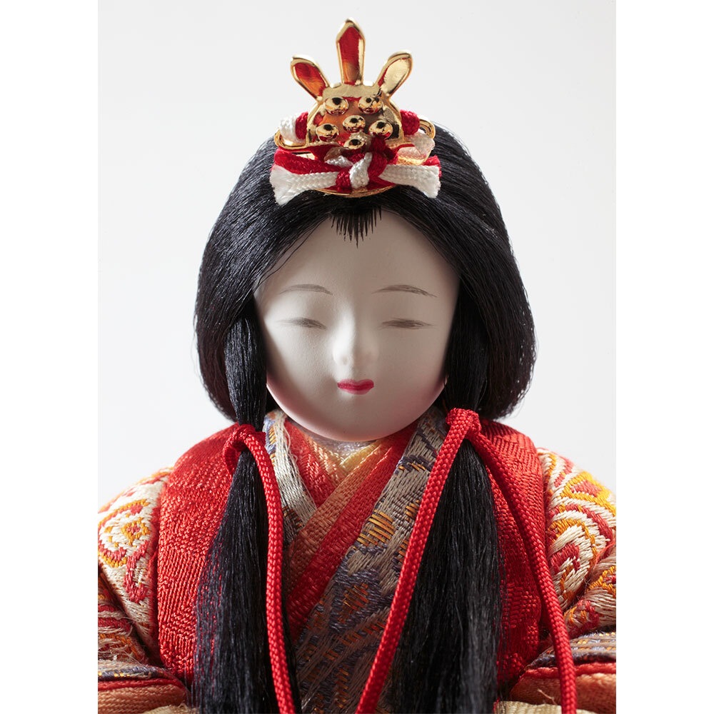 新井久夫作 木目込 親王収納飾り 4HR-M1 | 木目込飾り | 【公式】 人形