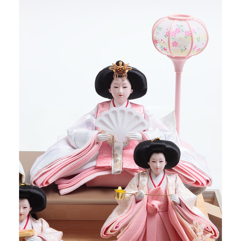 親王官女ケース飾り ガラスケース 6H-KK23-Z | ケース飾り | 【公式