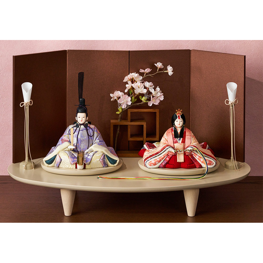 木目込 親王飾り ほのかシリーズ 6HR-M54 | 木目込飾り | 【公式