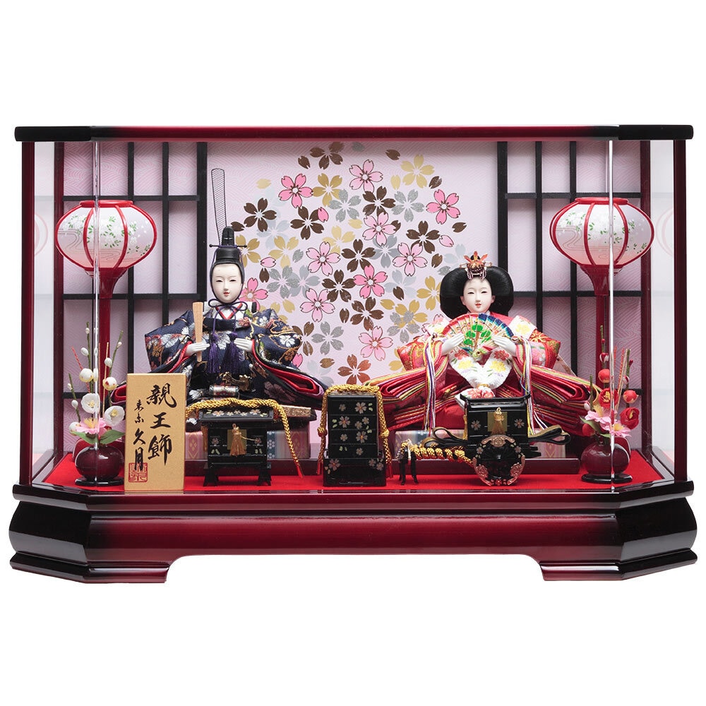 親王ケース飾り アクリルケース 4H-KK18-Z | ケース飾り | 【公式