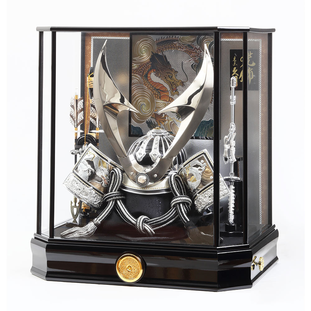 着用兜ケース飾り ガラスケース オルゴール付 6G-C2 | 取付ケース飾り