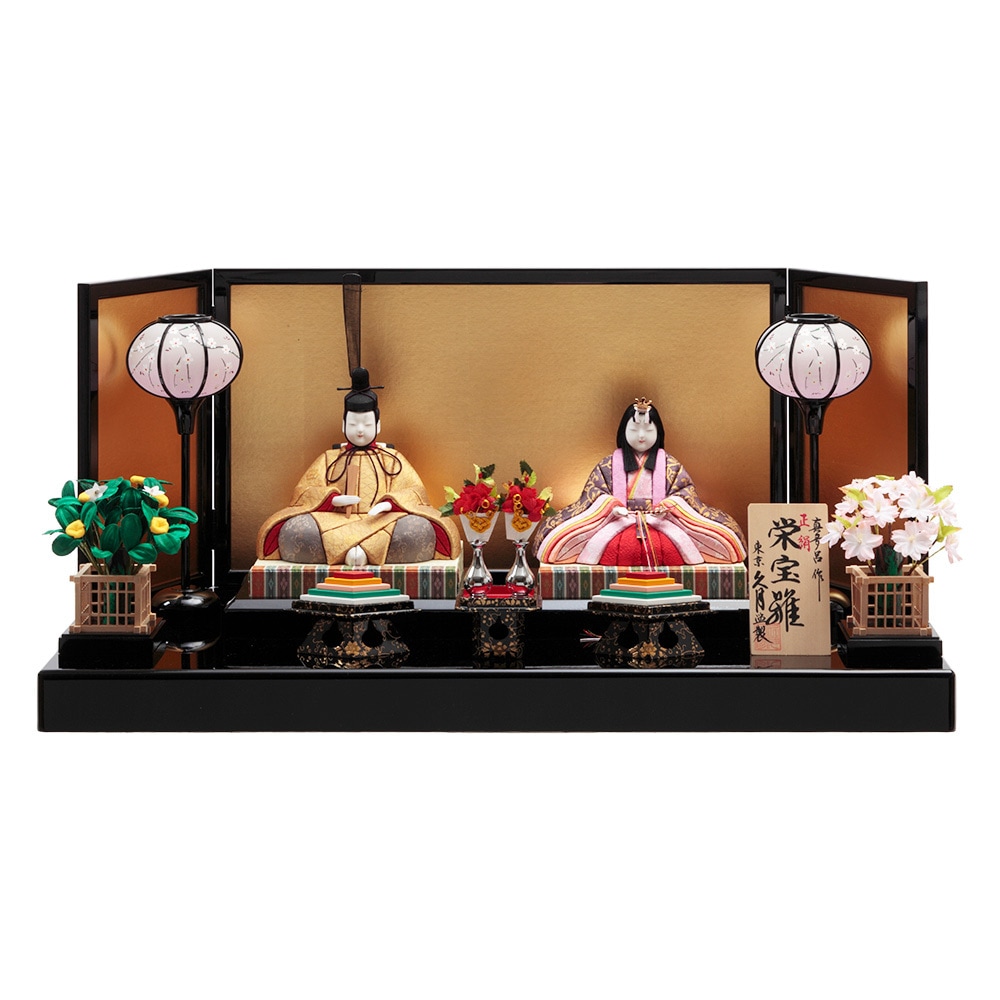 真多呂作 木目込 親王飾り 73HR-M18 | 木目込飾り | 【公式】 人形の久