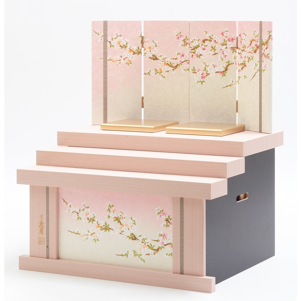 収納三段 親王官女飾り 6HR-N11-Z | 段飾り | 【公式】 人形の久月