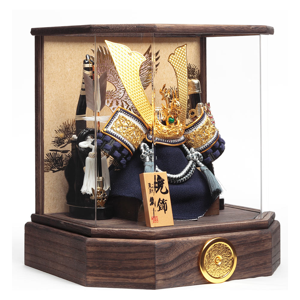 兜ケース飾り アクリルケース オルゴール付 3G-C6 | 取付ケース飾り