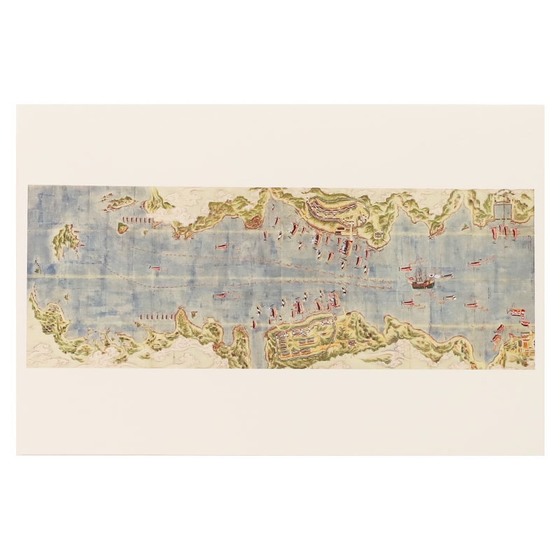 ポストカード　亜魯西亜船湊下図