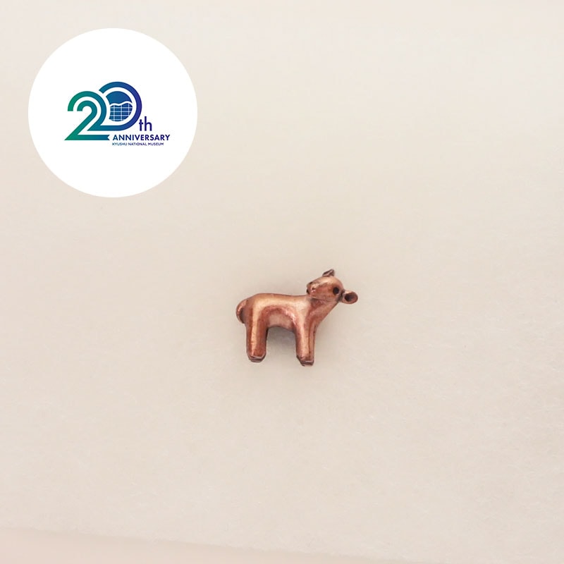 鹿埴輪　ピンブローチ